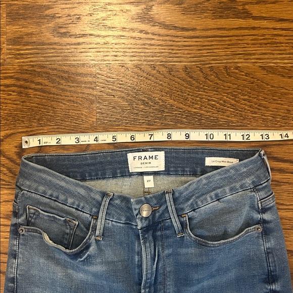 Frame Denim le crop mini boot size 27 raw hem - Picture 4 of 7